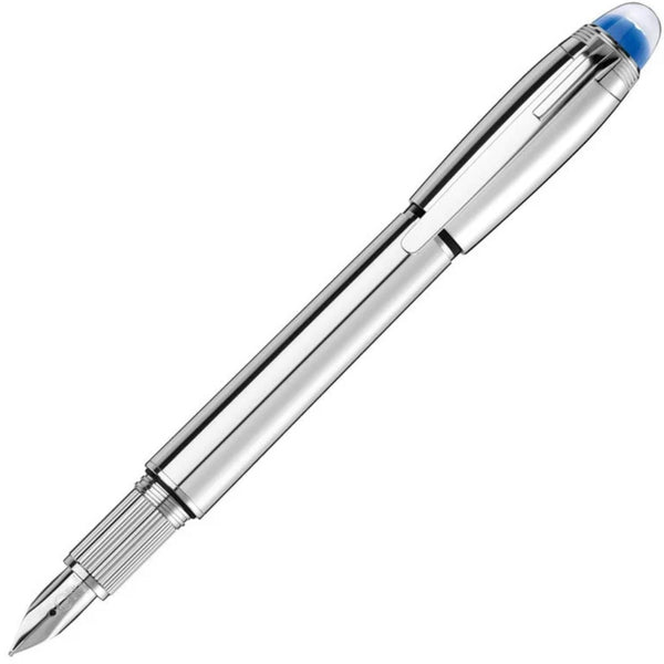 Montblanc StarWalker Platinum-Coated Metal Cap Fountain Pen - Silver