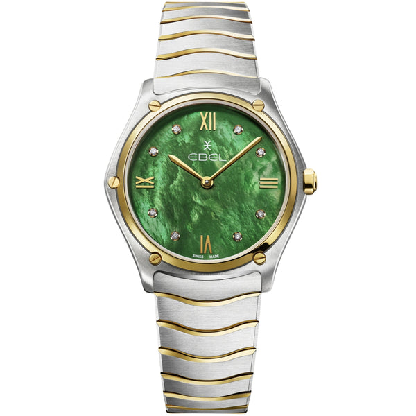 Ebel Sport Classic Green Mother Of Pearl Women 1216545