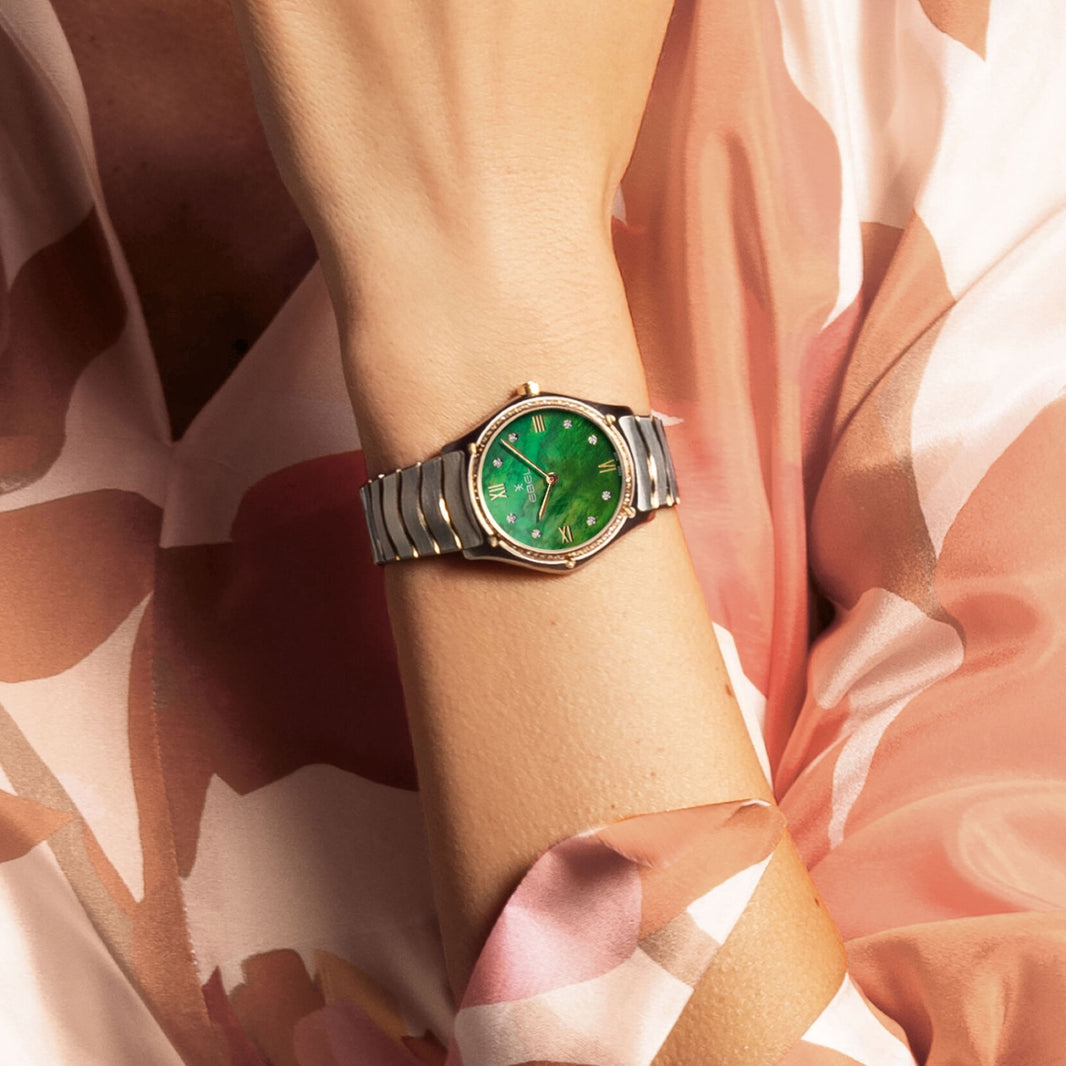 Ebel Sport Classic Green Mother Of Pearl Women 1216546