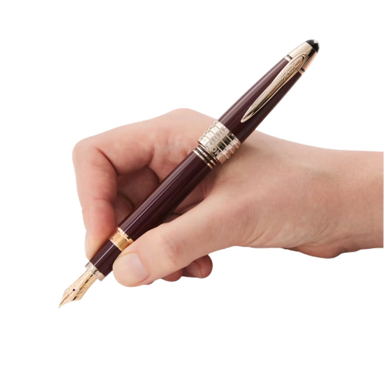 Montblanc Burgundy red Fountain pen 132124