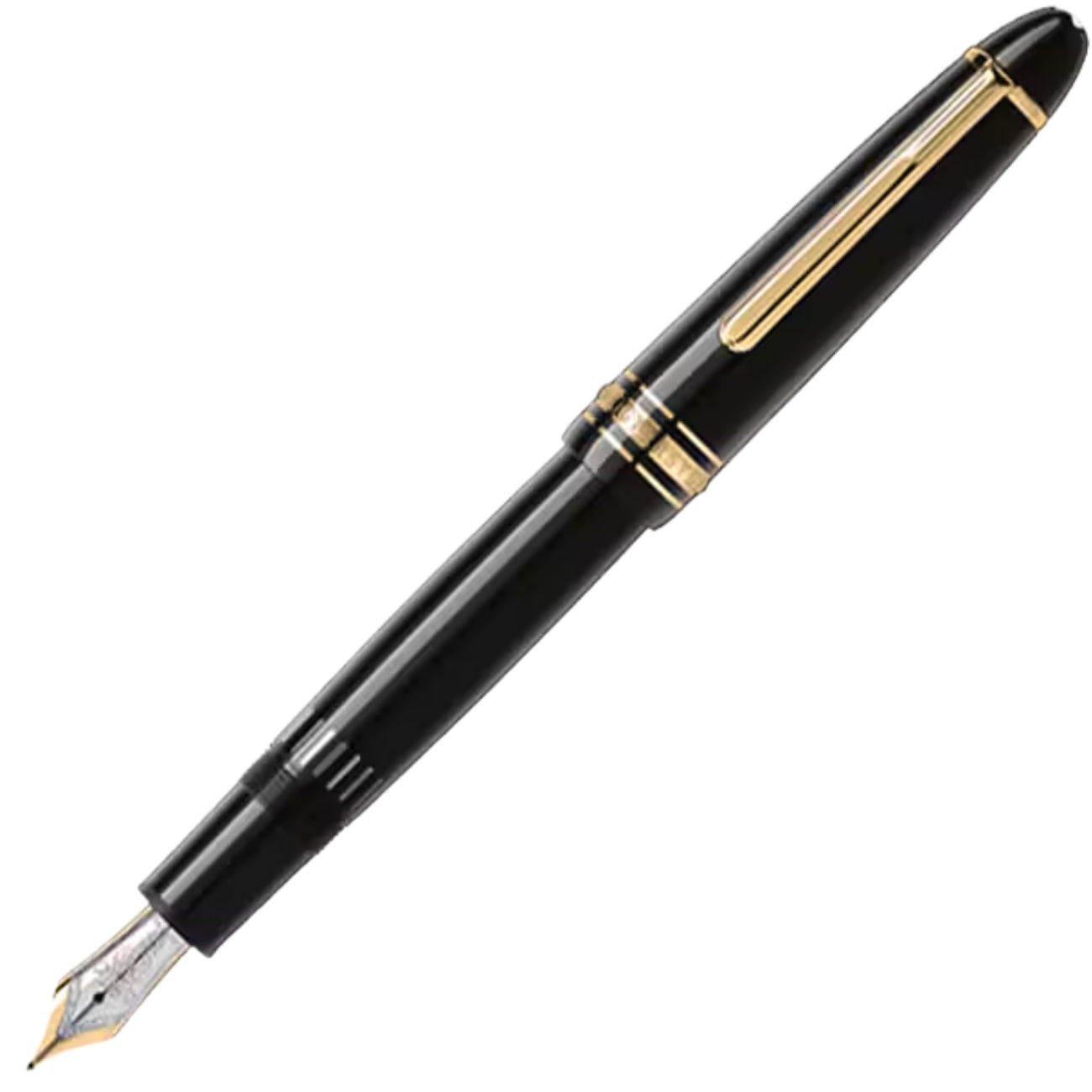 MONTBLANC 万年筆 ブラック×ゴールド Montblanc Black Fountain pen 132460 – Luxury Time