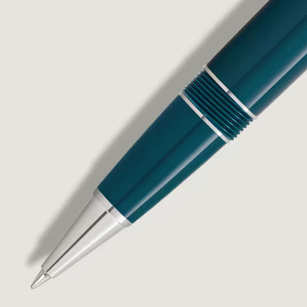 Montblanc Teal Rollerball Pen 132915