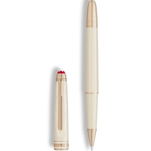 Montblanc Signature Gold-Coated Ivory Precious Resin Rollerball Pen