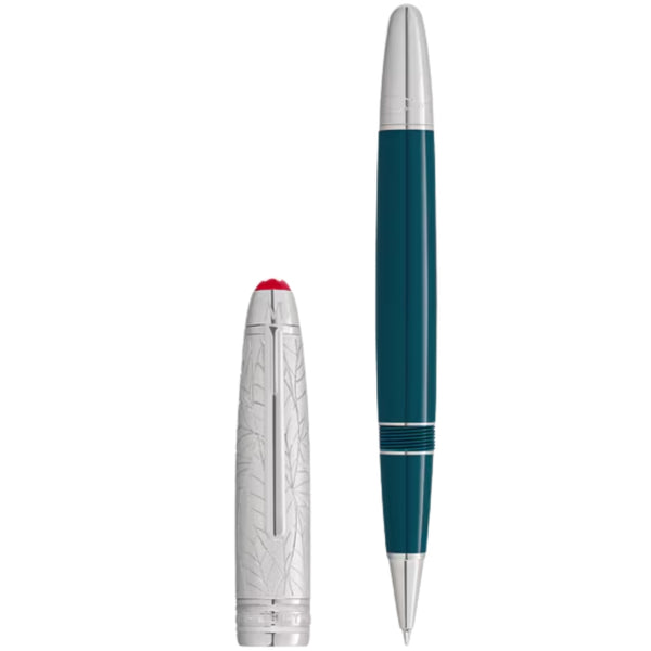 Montblanc Teal Rollerball Pen 132923