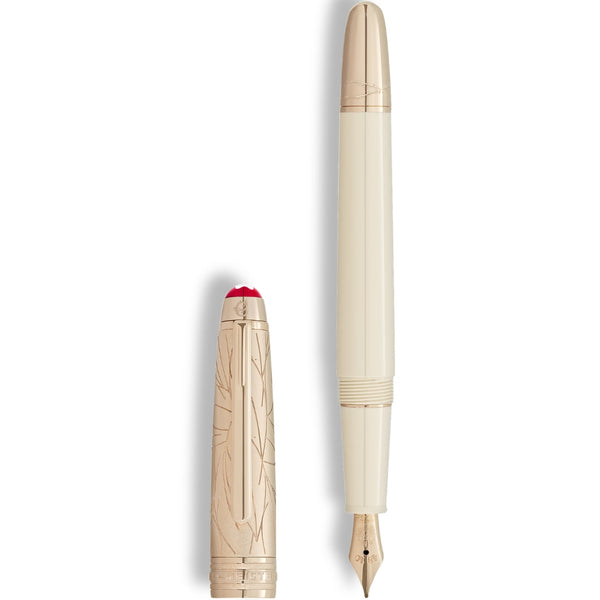 Montblanc Meisterstück Signature Gold-Coated Ivory Precious Resin Fountain Pen