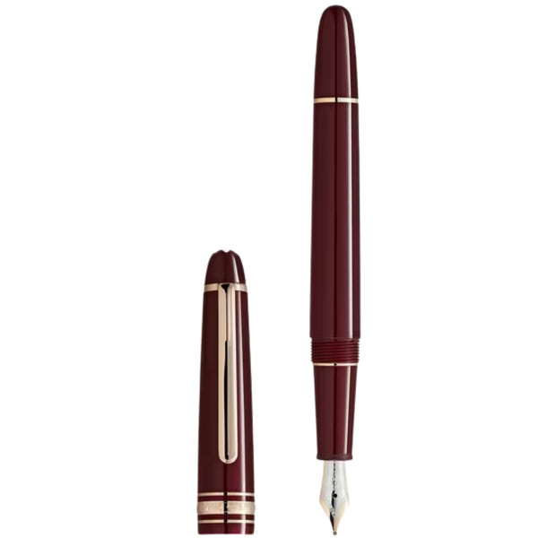 Montblanc Burgundy red Fountain pen 133014