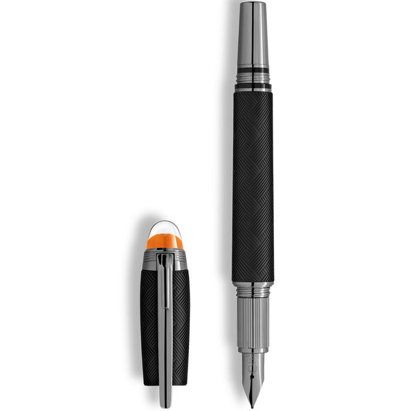Montblanc Black Precious Resin Extreme Pattern Fountain Pen