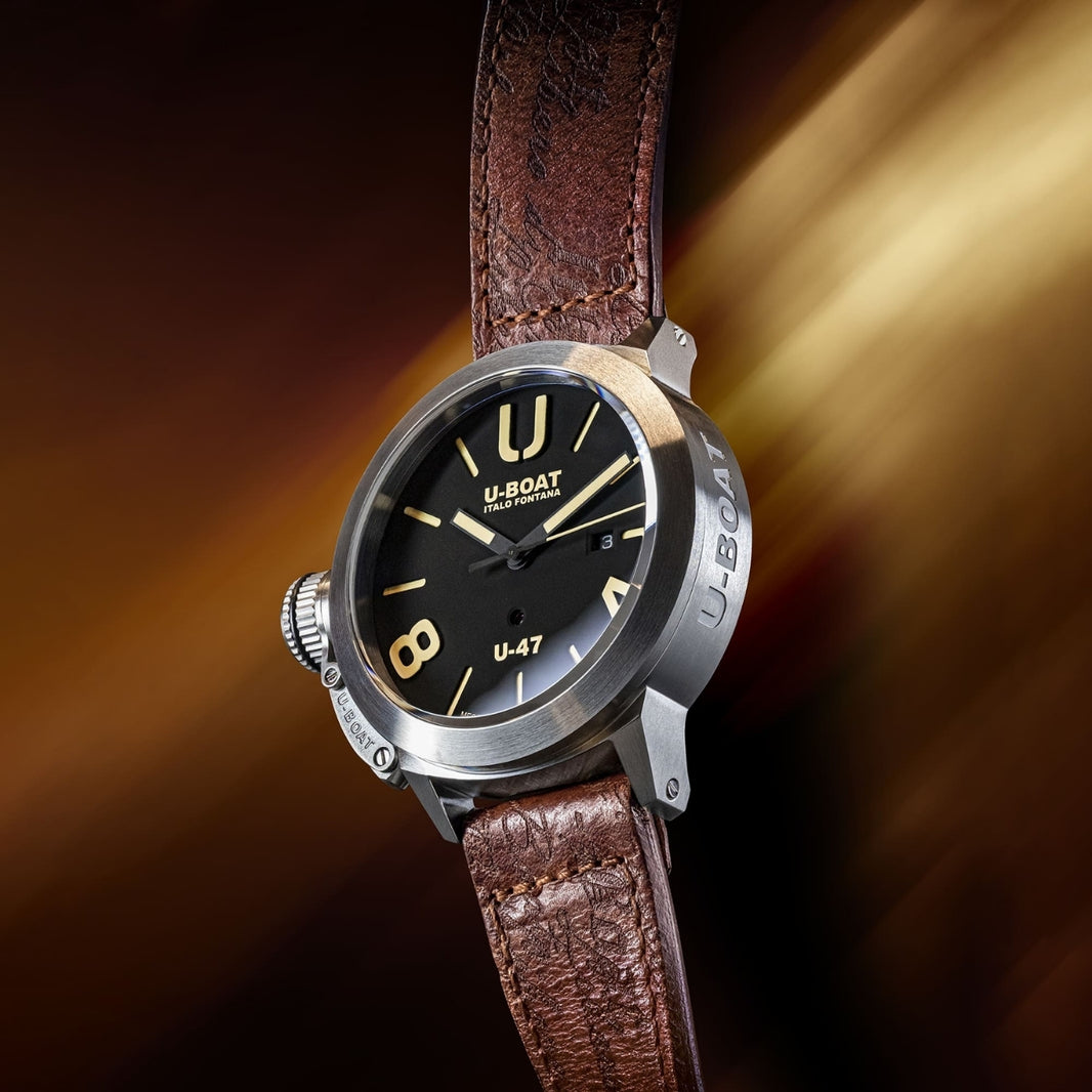 U-Boat Black Dial Stainless Steel 47 MM Men 8105