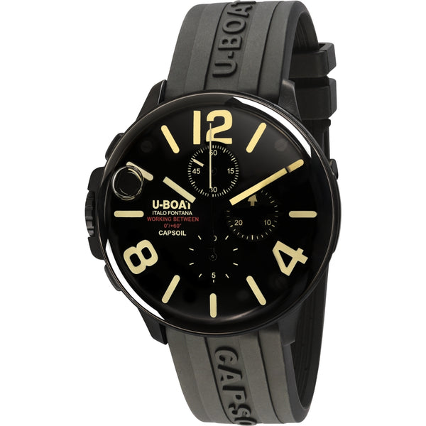 U-Boat Black Dial Stainless Steel 45 MM Men 8109-D