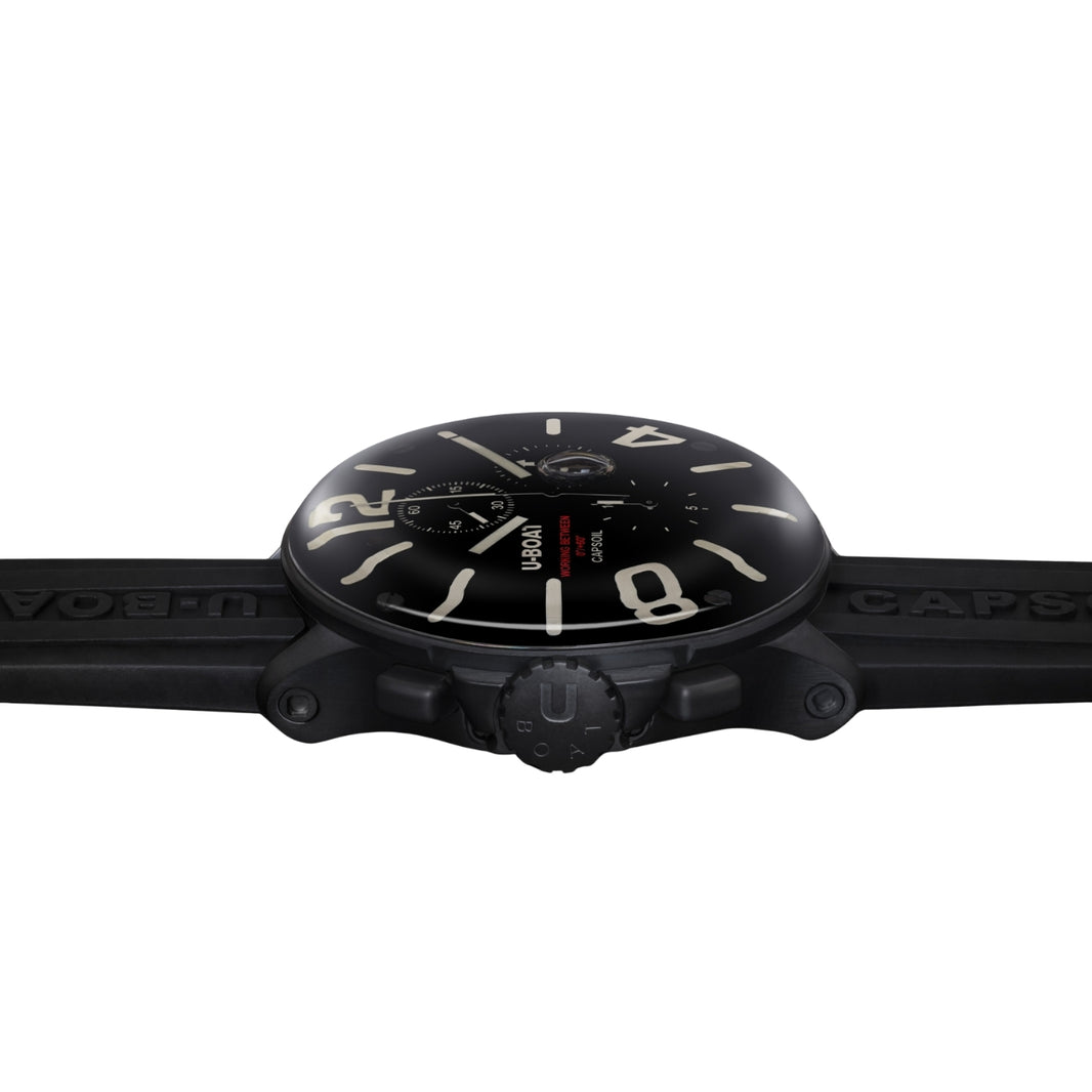 U-Boat Black Dial Stainless Steel 45 MM Men 8109-D