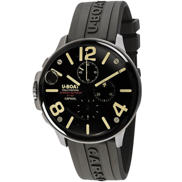 U-Boat Black Dial Stainless Steel 45 MM Men 8111-D