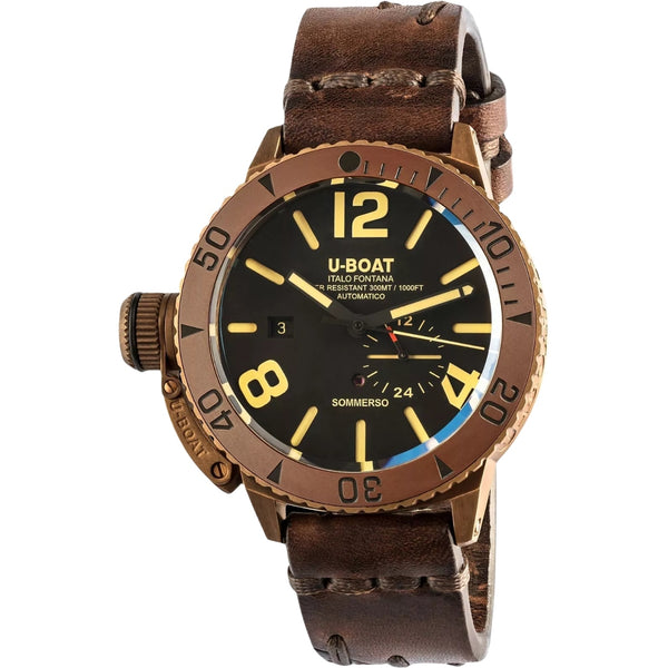 U-Boat Black Dial Bronze 46 MM Men 8486-C