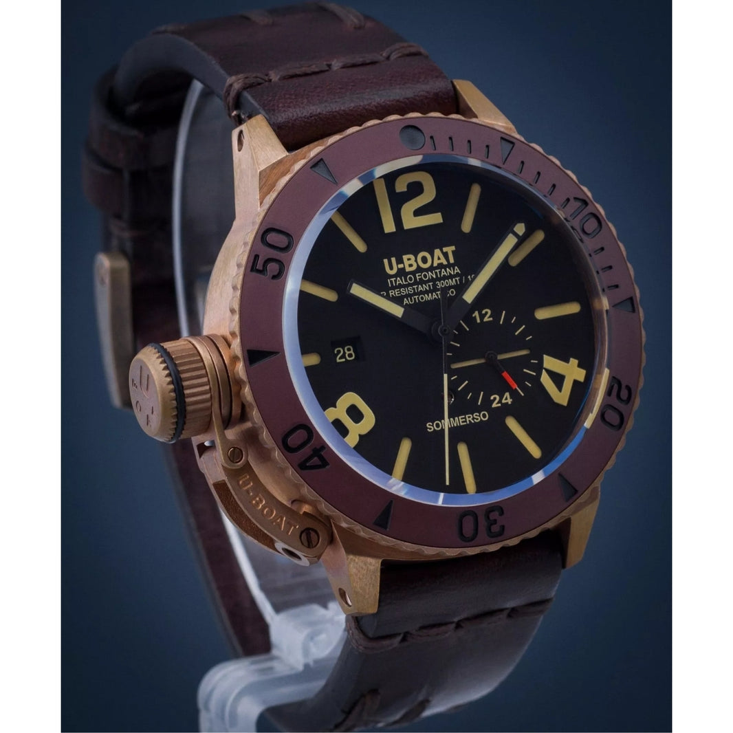U-Boat Black Dial Bronze 46 MM Men 8486-C