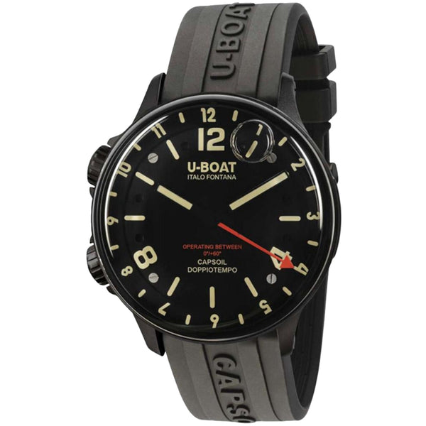U-Boat Black Dial Stainless Steel 45 MM Men 8770-A