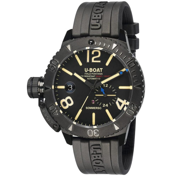 U-Boat Black Dial Stainless Steel 44 MM Men 9015
