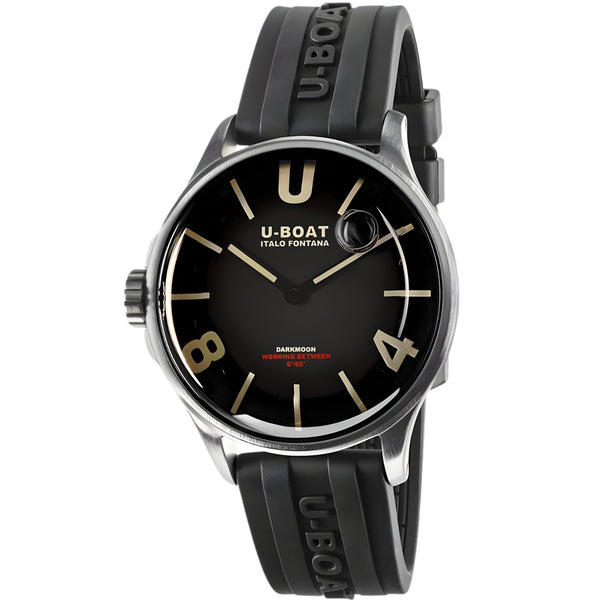 U-Boat Black Dial Stainless Steel 40 MM Men 9018