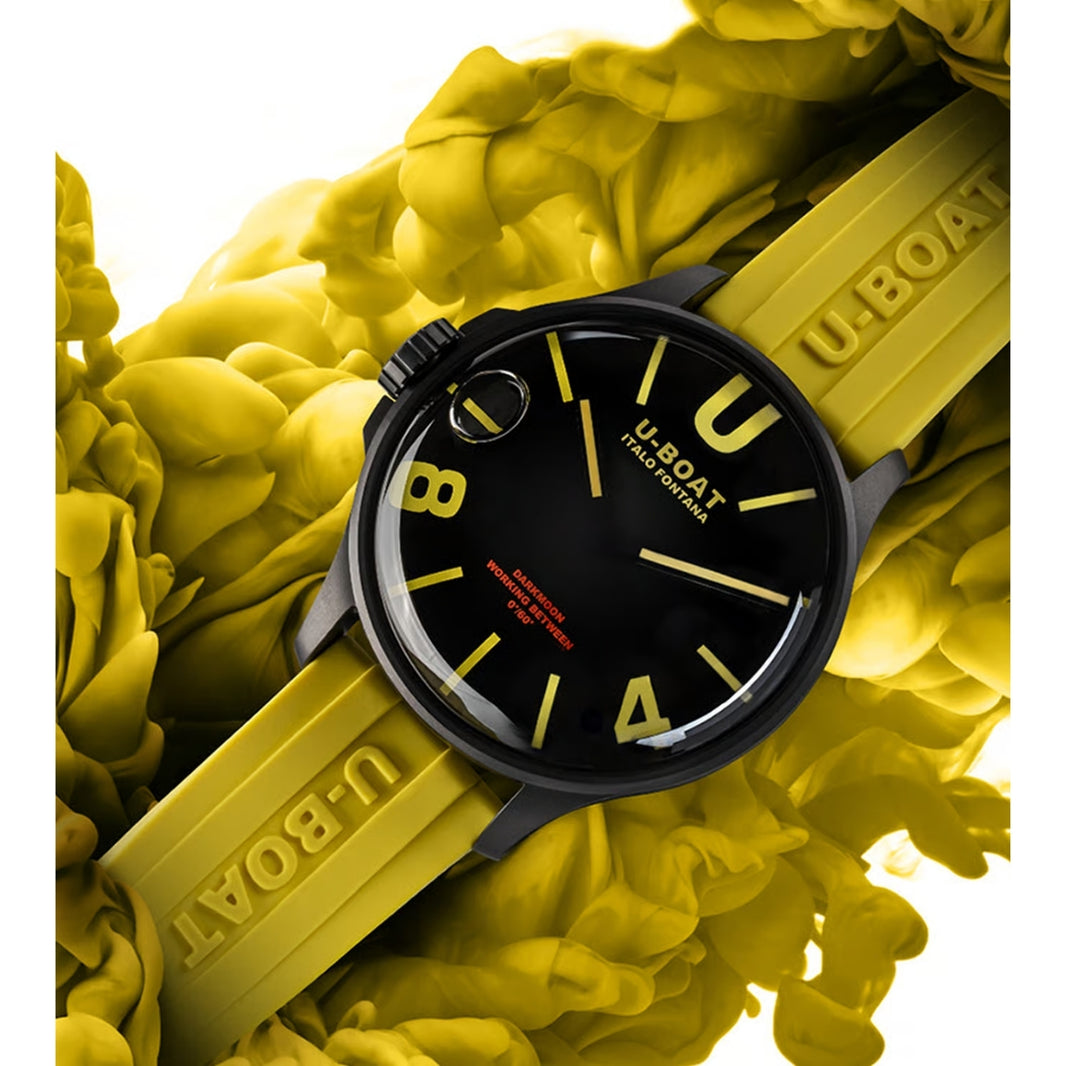 U-Boat Black Dial Stainless Steel 44 MM Men 9522