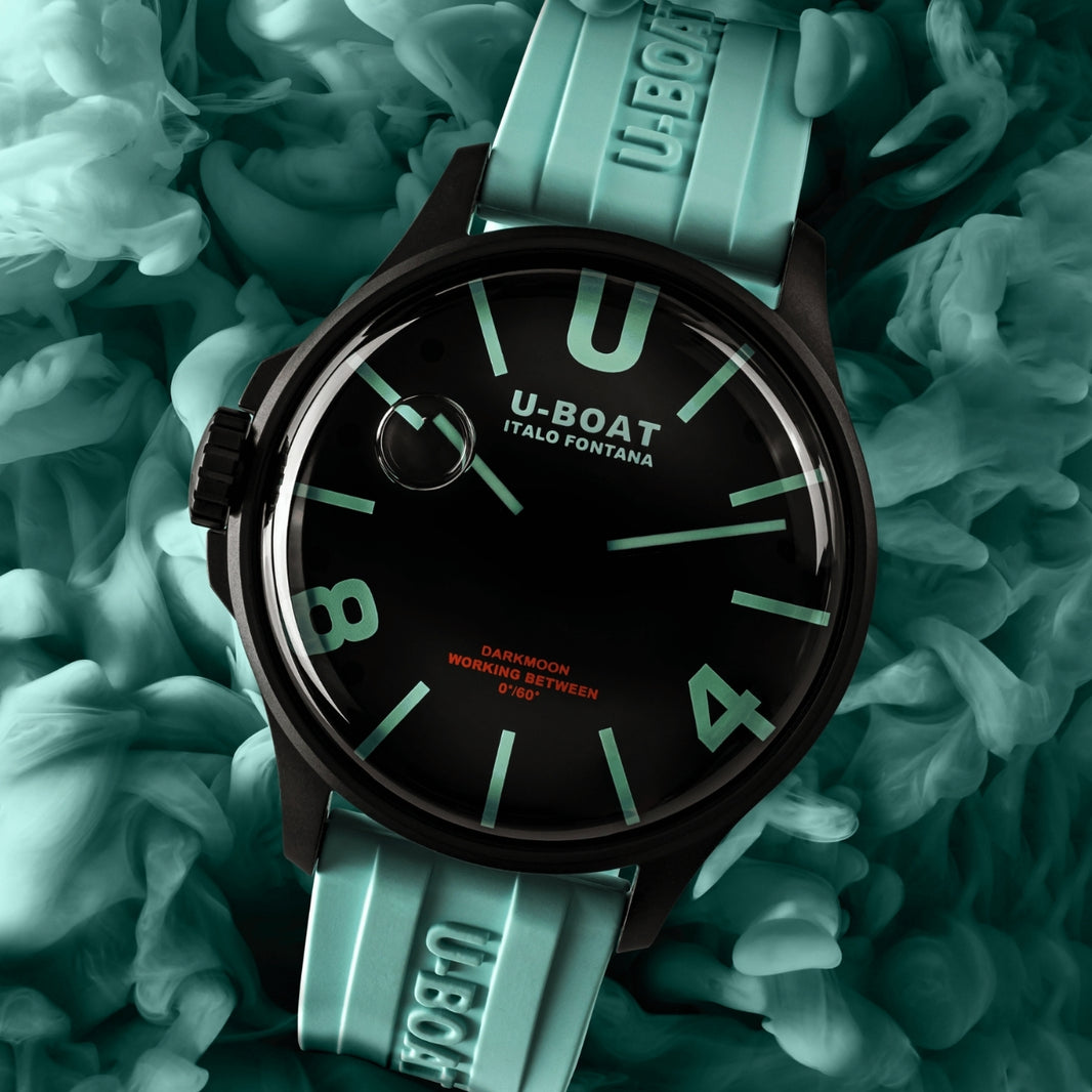 U-Boat Black Dial Stainless Steel 44 MM Men 9526