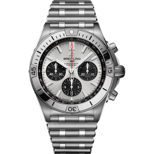 Breitling Silver AB0134101G1A1