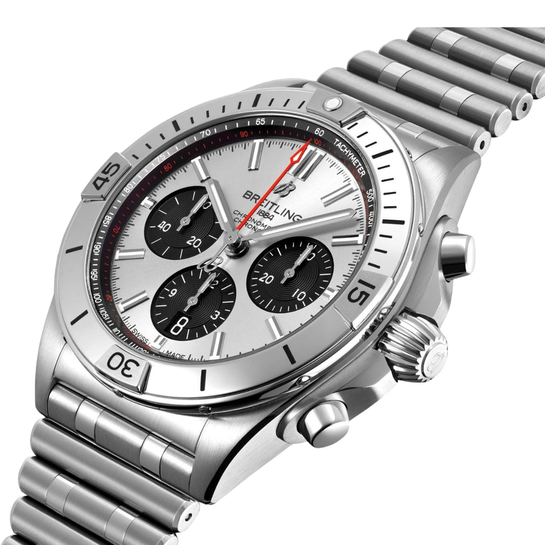 Breitling Silver AB0134101G1A1