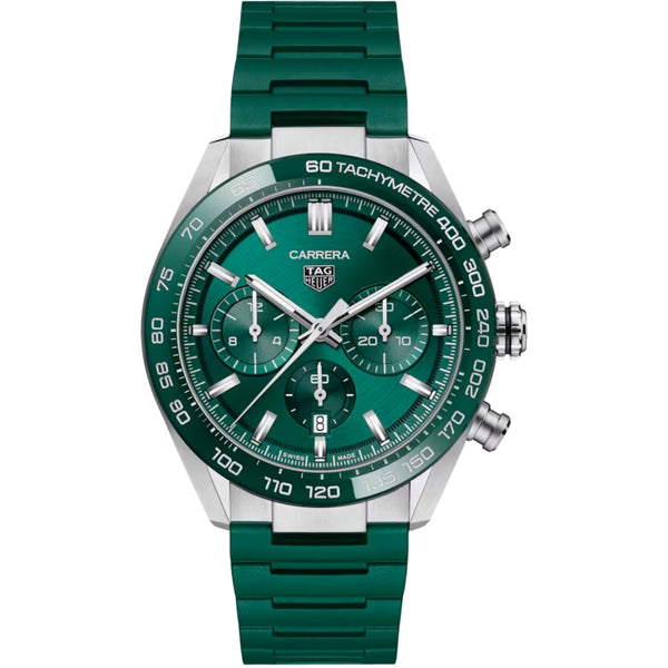 TAG Heuer Green Dial Automatic Men Watch 44 mm CBN2A1N.FT6238