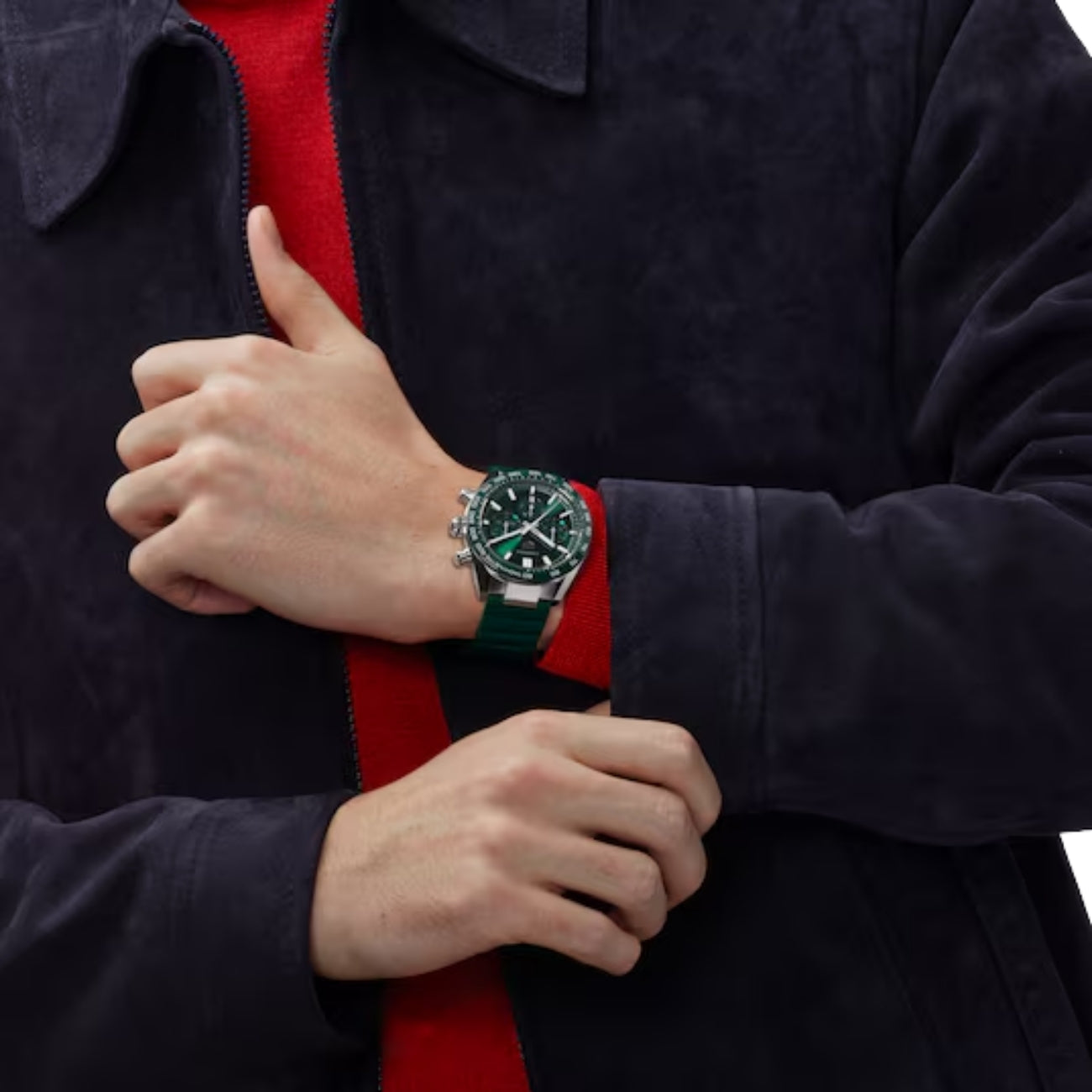 TAG Heuer Green Dial Automatic Men Watch 44 mm CBN2A1N.FT6238
