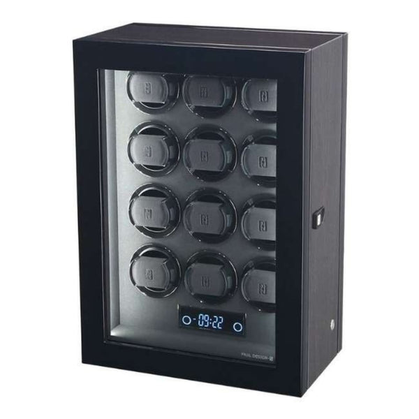Paul Design Gentlemen 12 Watch Winder Black Apricot