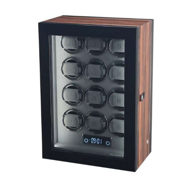 Paul Design Gentlemen 12 Watch Winder Macassar