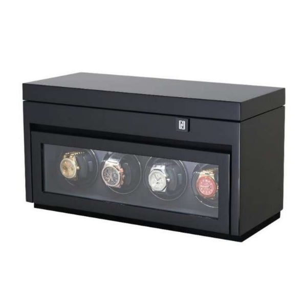 Paul Design Gentlemen 4+6 Watch Winder Black Highgloss
