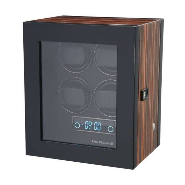 Paul Design Gentlemen 4 Watch Winder Macassar