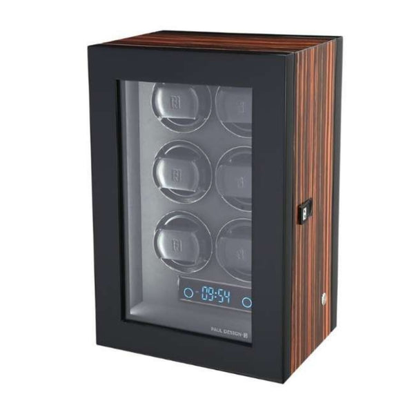 Paul Design Gentlemen 6 Watch Winder Macassar