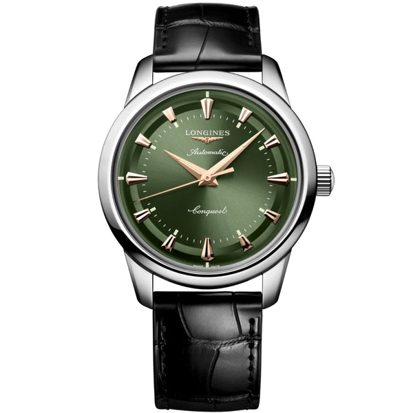 LONGINES Green lacquered polished Men Watch L16504022