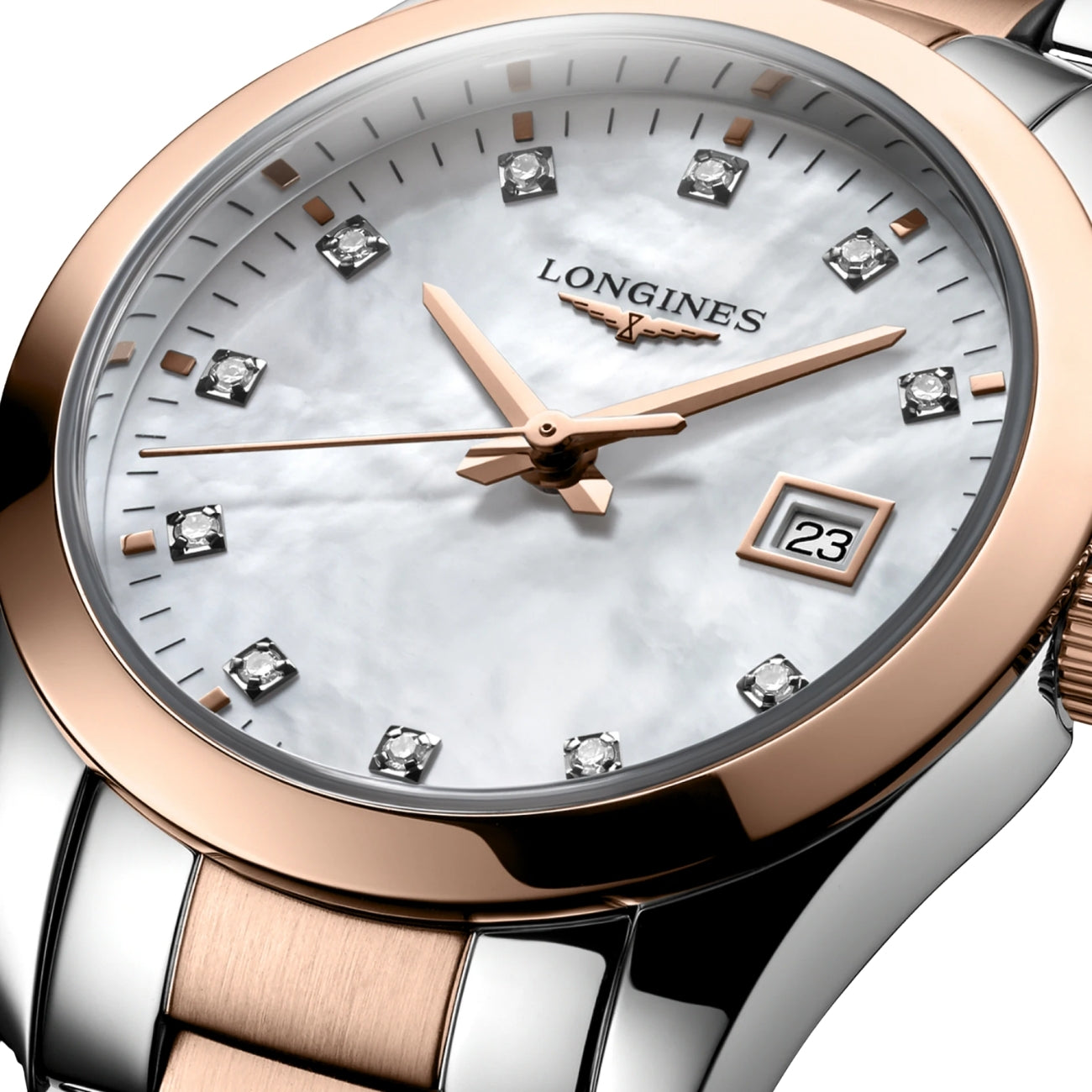LONGINES White Mother of Pearl Women Watch L22863877