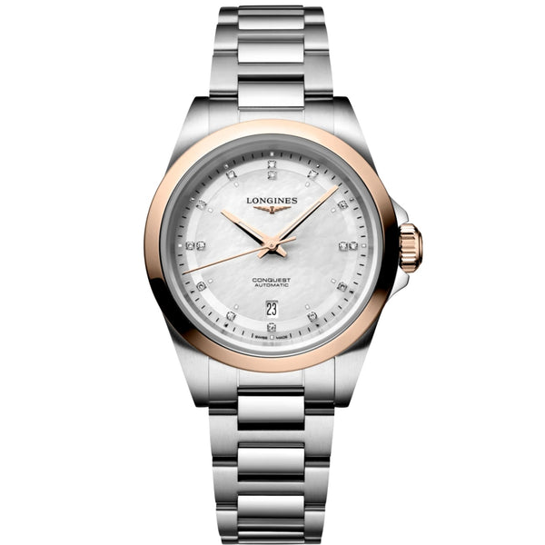 LONGINES White mother of pearl Women Watch L33205876