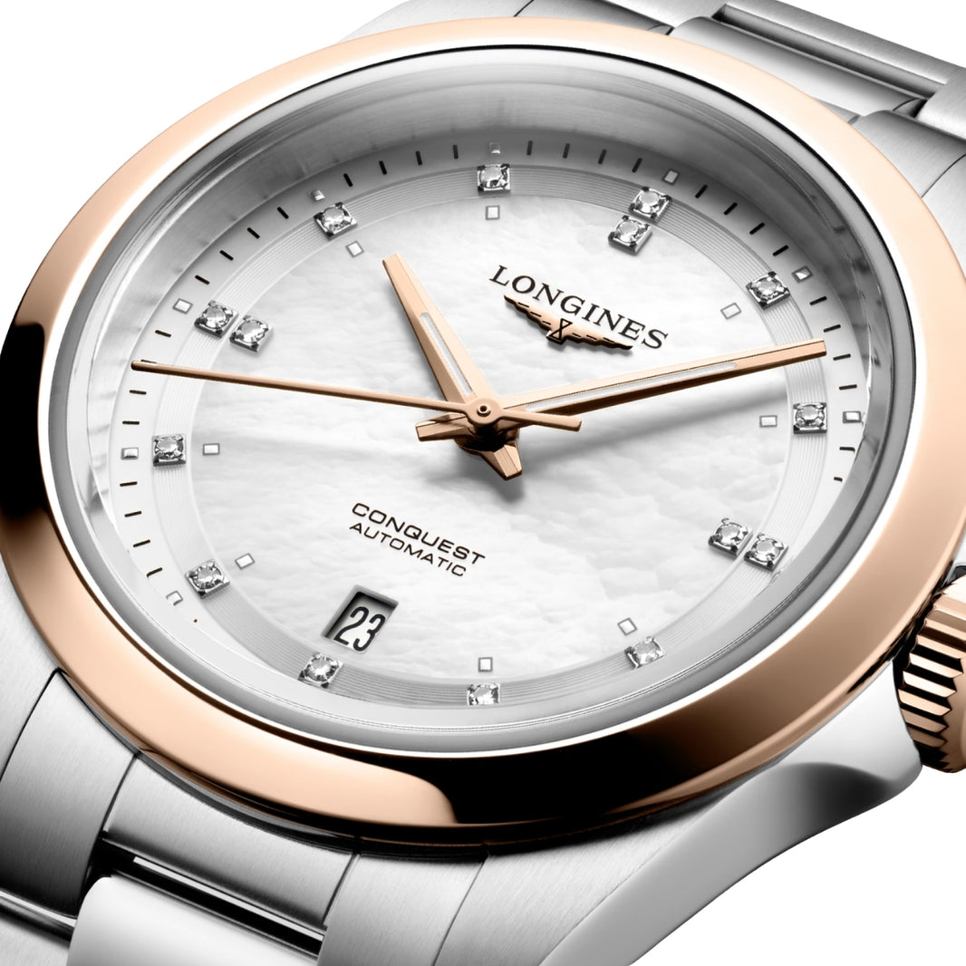 LONGINES White mother of pearl Women Watch L33205876