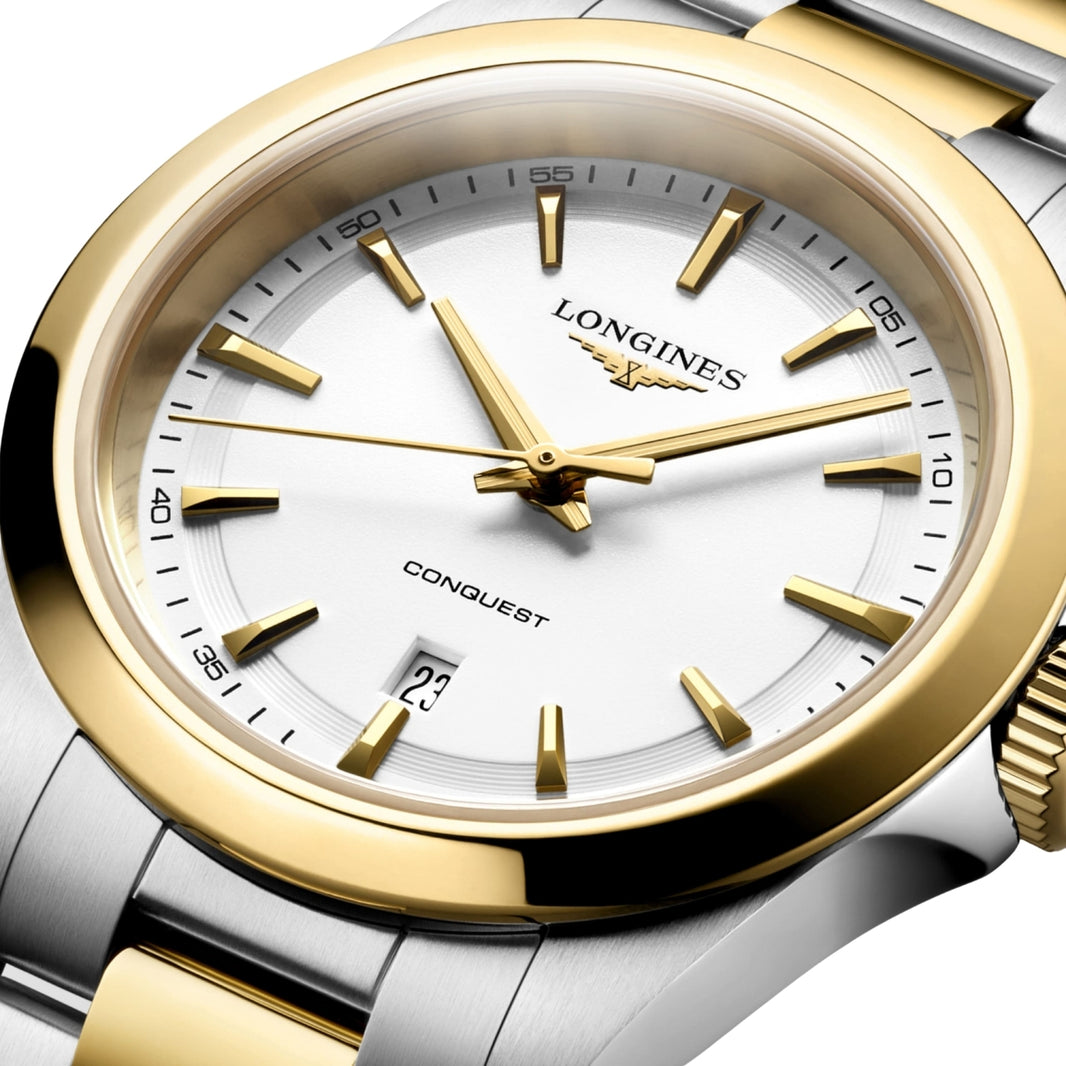 Longines Conquest Two-Tone Yellow PVD 30mm Watch L33503127