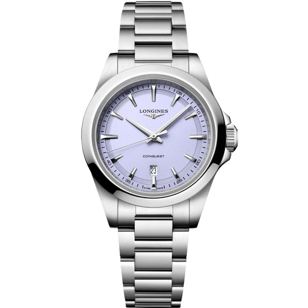 Longines Conquest Lavender Mauve Dial 30mm Women's Watch L33504026
