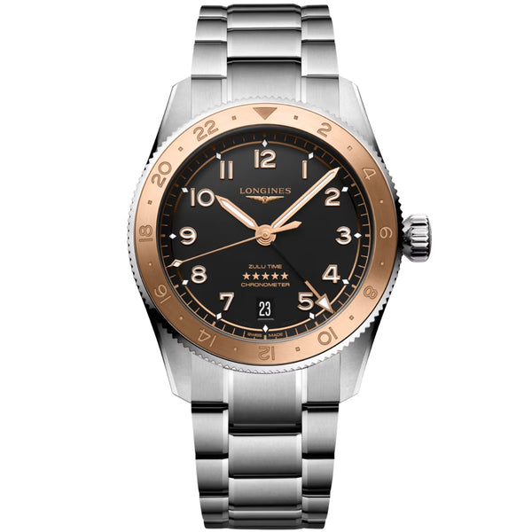 LONGINES Black matt Men Watch L38035536