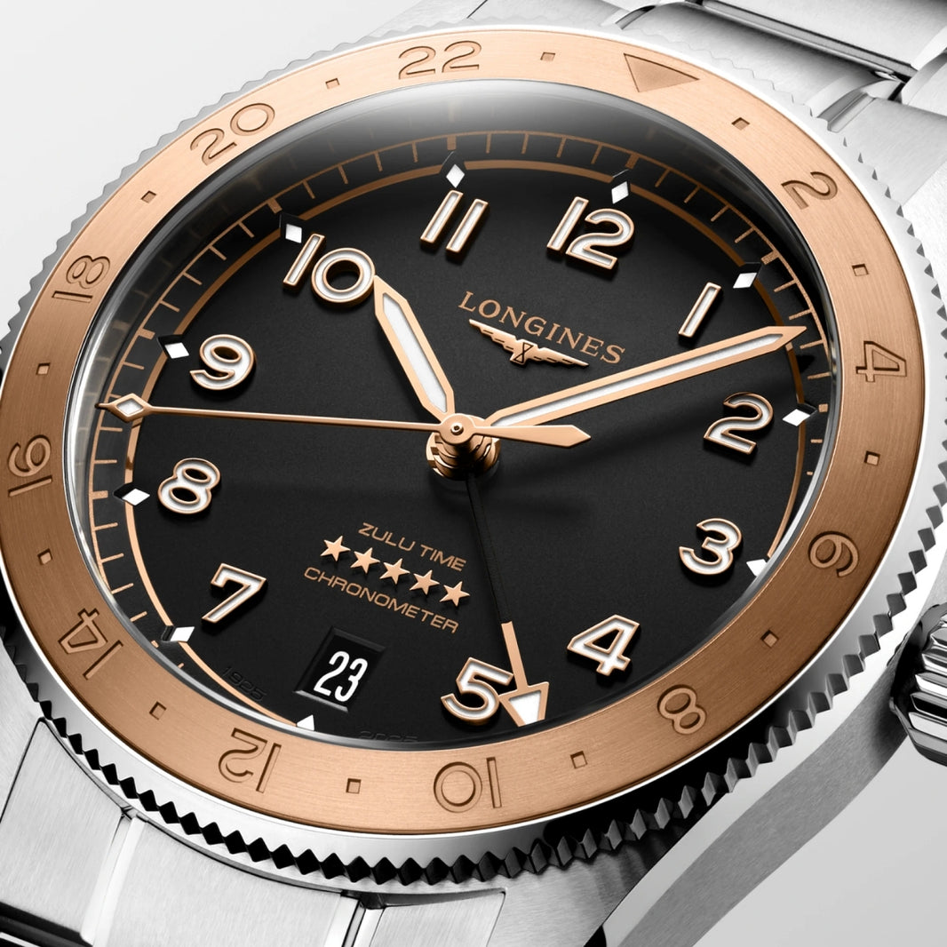 LONGINES Black matt Men Watch L38035536