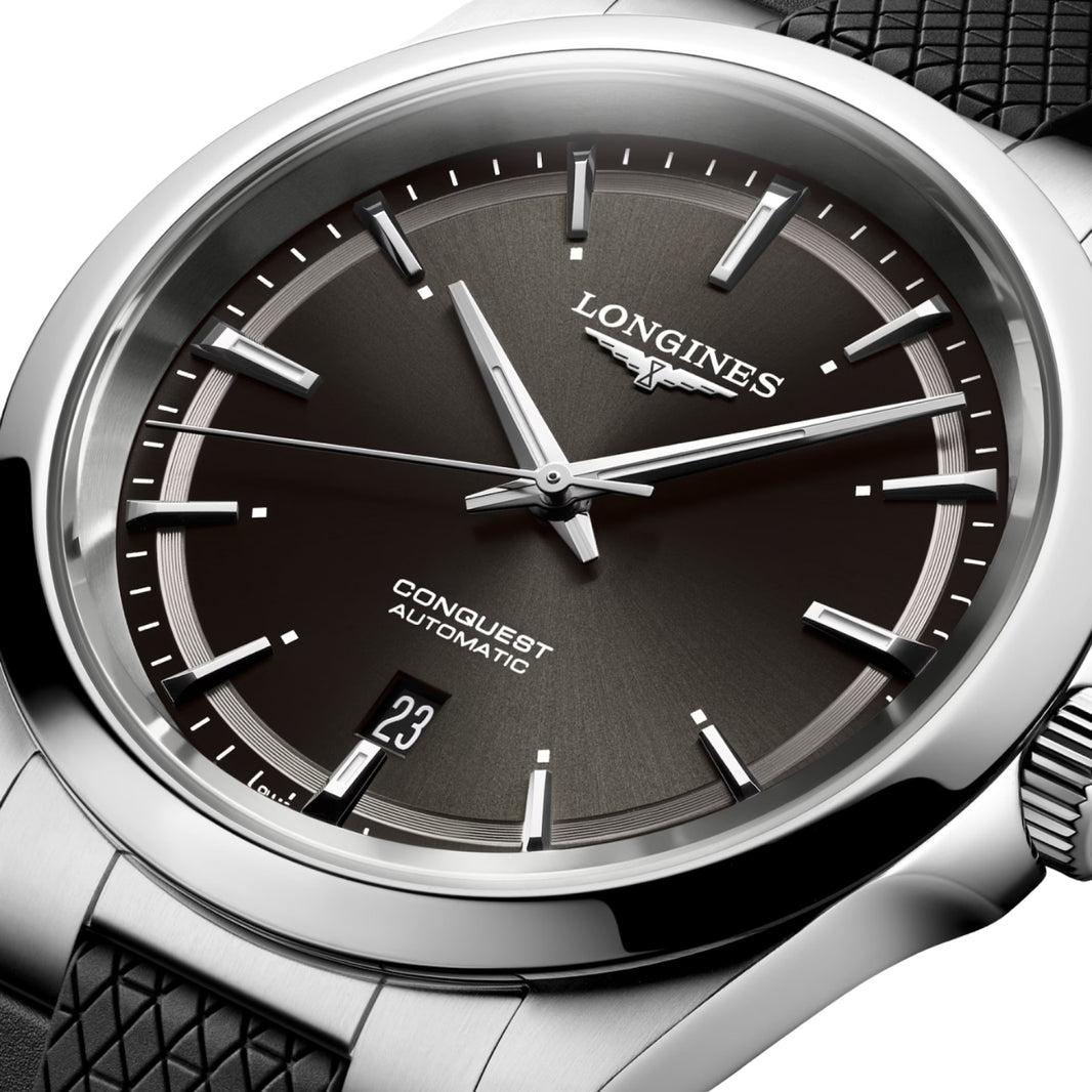 LONGINES Black Men Watch L38304529