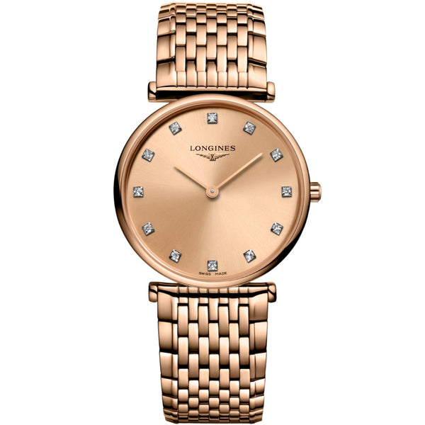 Longines La Grande Classique Rose Gold PVD Diamond Watch L45121908