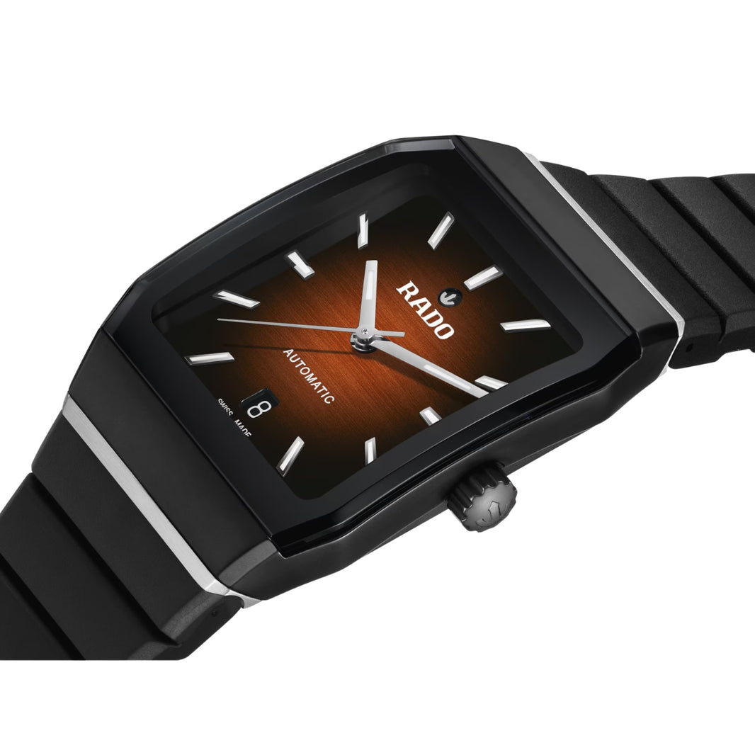 Rado Anatom Automatic Brown Dial Rubber Strap Unisex Watch R10202309