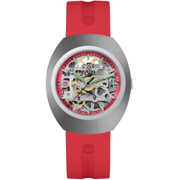 Rado DiaStar Original Automatic Skeleton Red Dial Limited Edition Watch R12169409