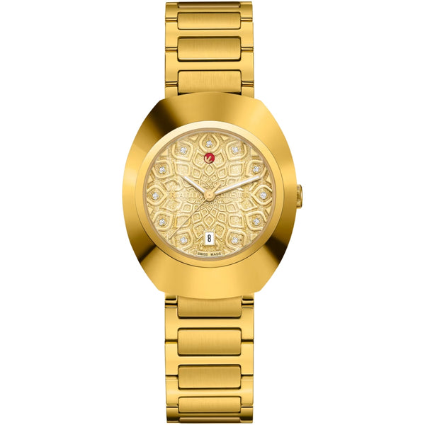 Rado DiaStar Original Automatic Yellow Dial Stainless Steel Women's Watch R12171633