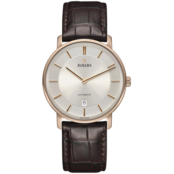 Rado DiaMaster Automatic Silver Dial Ceramos Men's Watch R14068036