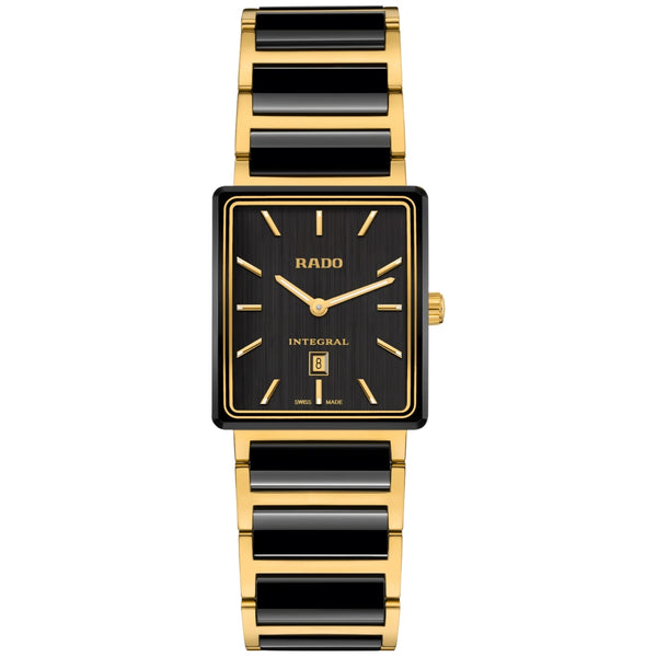 Rado Integral Quartz Black Dial PVD Watch R20258162