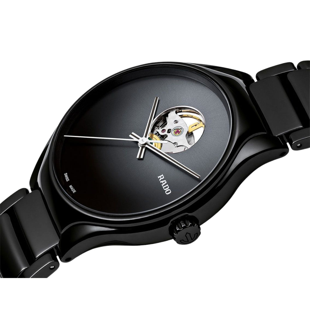Rado True Round Quartz Black Unisex R27107152