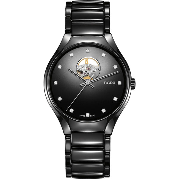 Rado True Round Automatic Black Unisex R27107732