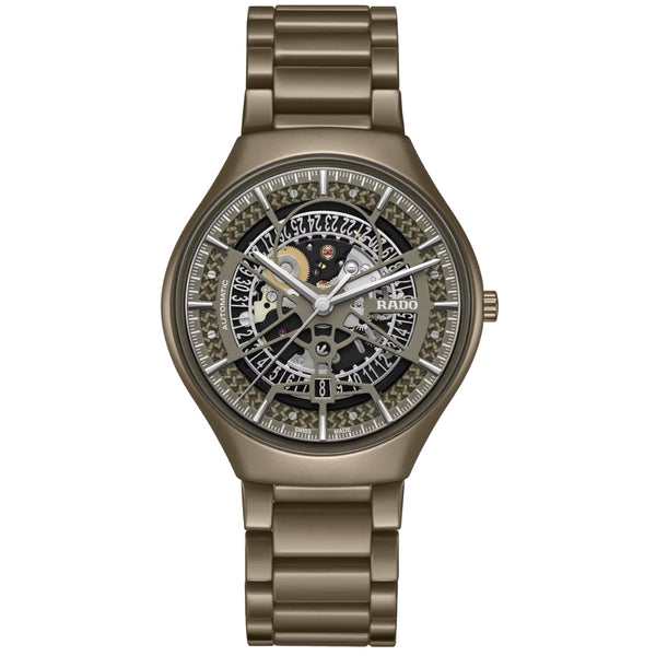 Rado True Round Automatic Green Dial Ceramic Unisex Watch R27112312