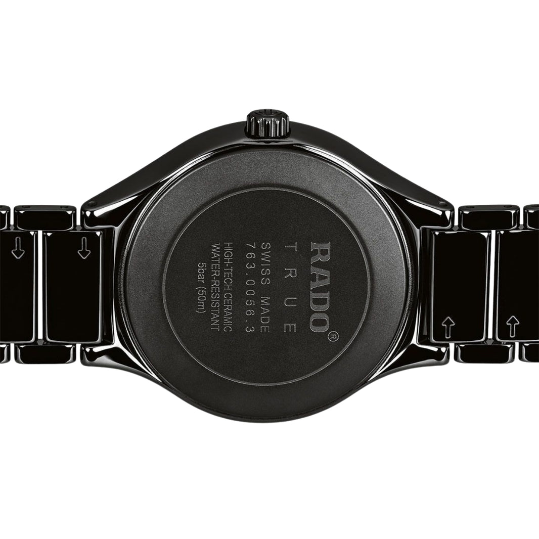 Rado True Round Quartz Black Men R27238722